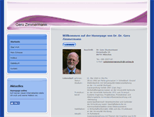 Tablet Screenshot of gero-zimmermann.de